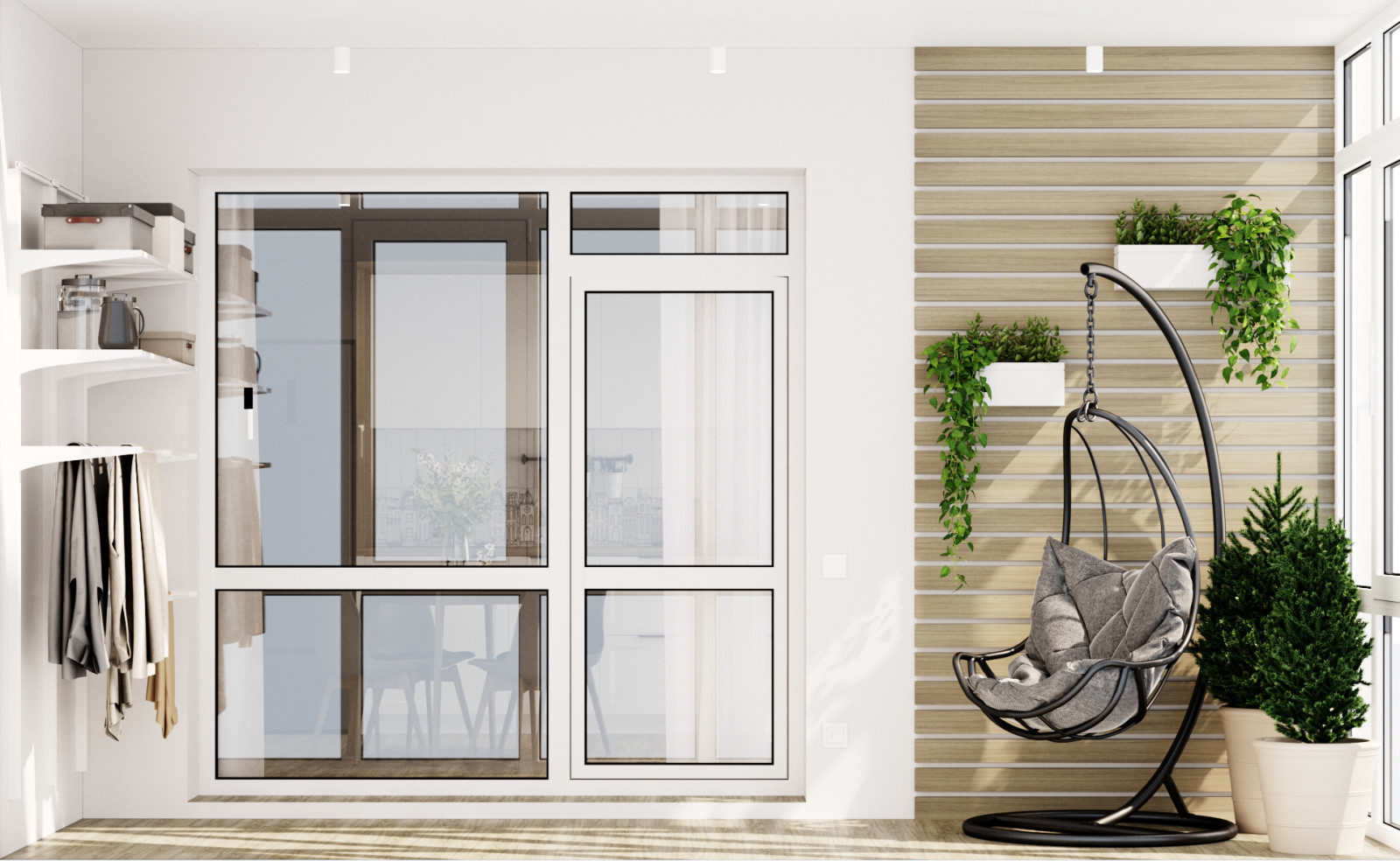 Обложка проекта: Дизайн-проект квартиры 64 кв.м Light white