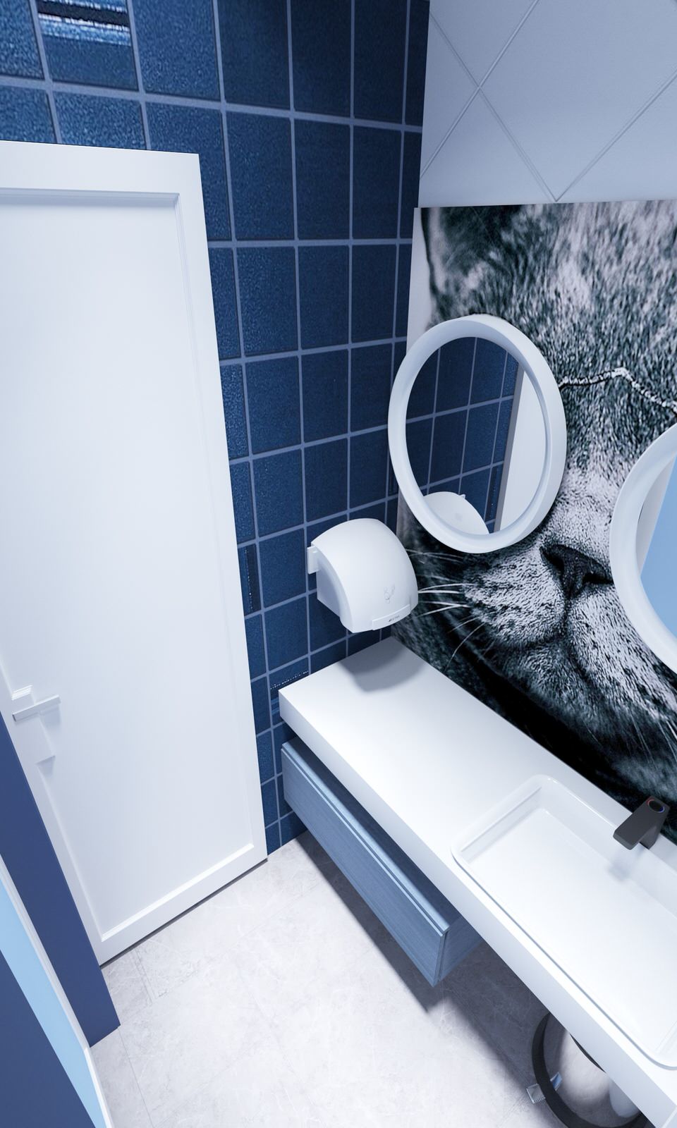 Обложка проекта: Сан. узел в детском центре