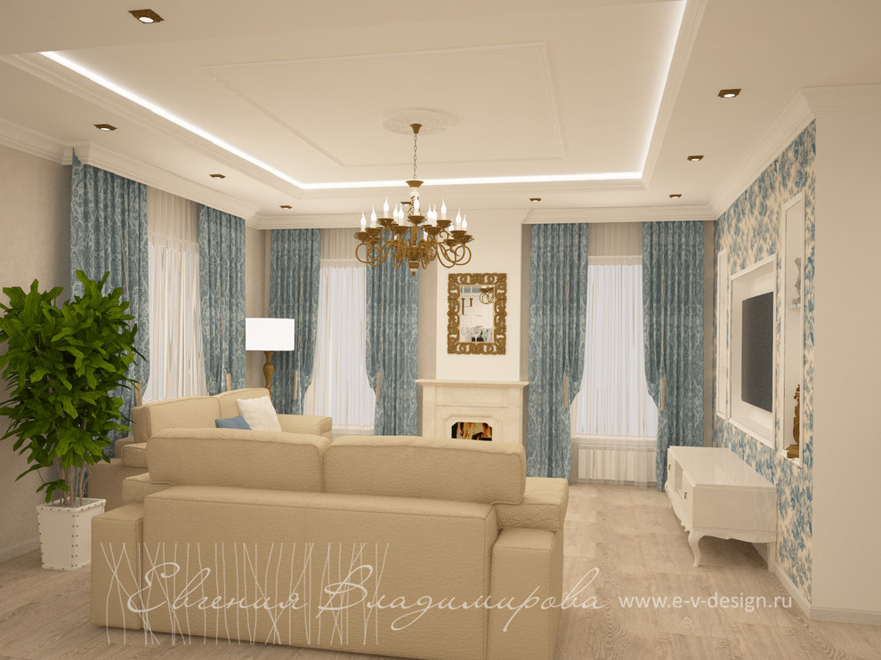 Дом в светлых тонах