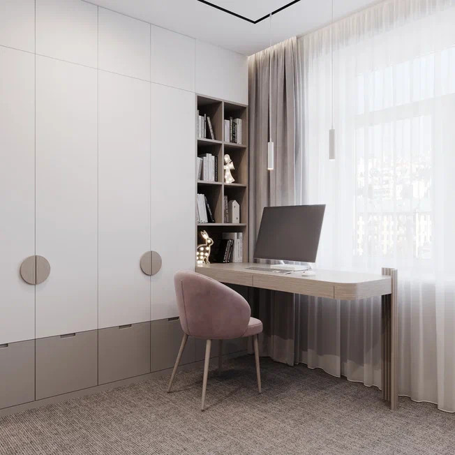 Дизайн проект 4-х комнатной квартиры 145 м2 для семейной пары с детьми