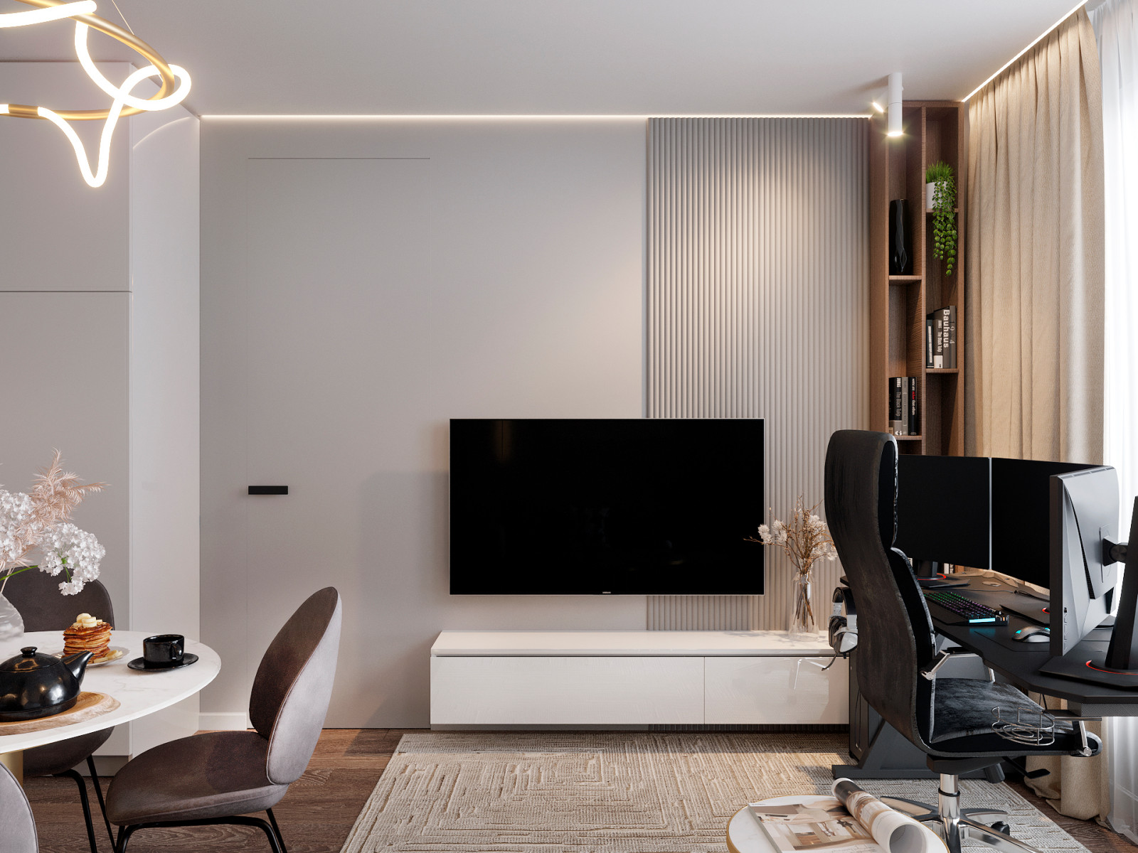 СЕРЫЙ_СФУМАТО, 64 кв.м