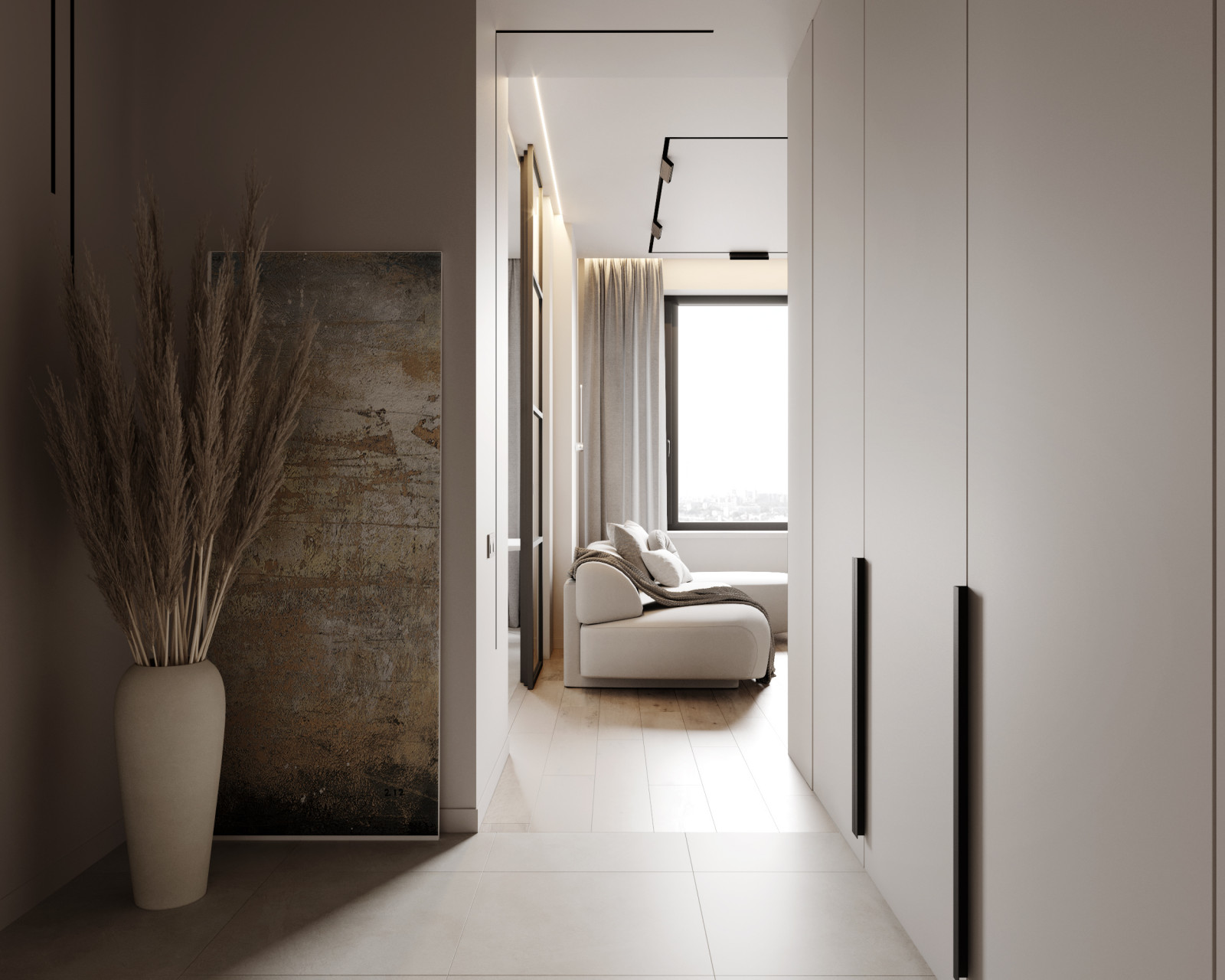 Интерьер гостиной - функциональный минимализм