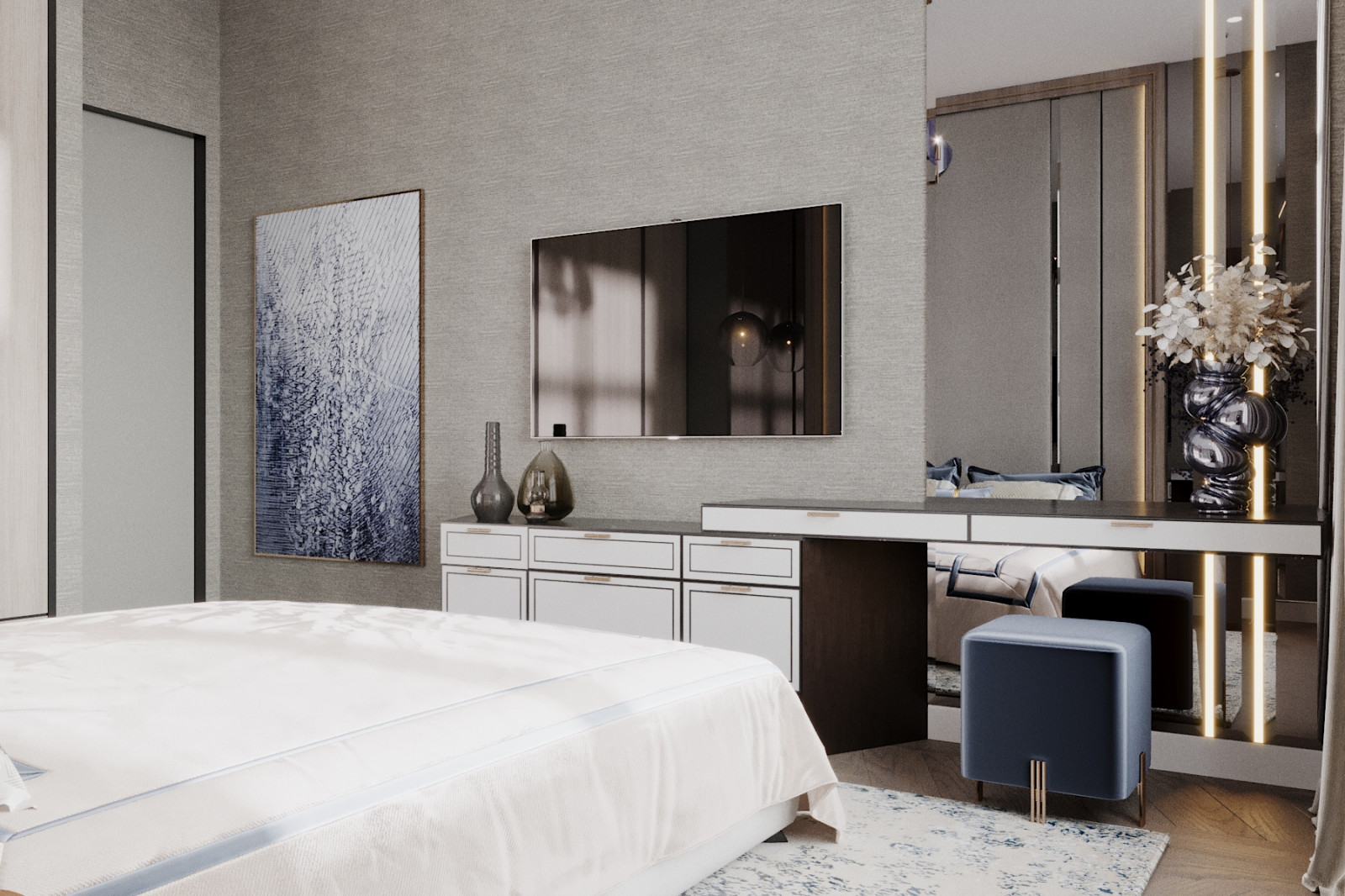 Интерьер 3-комнатной квартиры в ЖК Verona