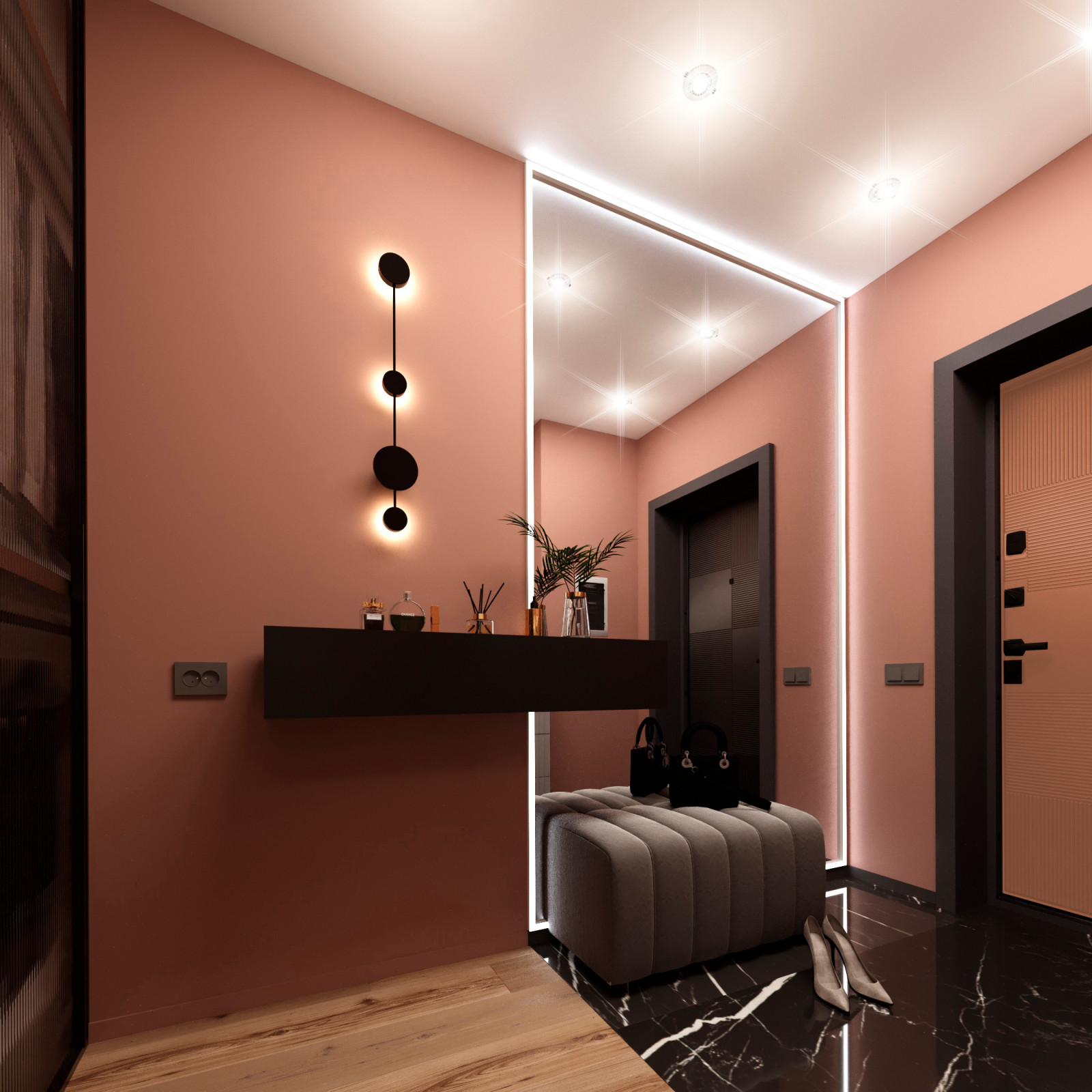 Дизайн-проект интерьеров квартиры 108 м2