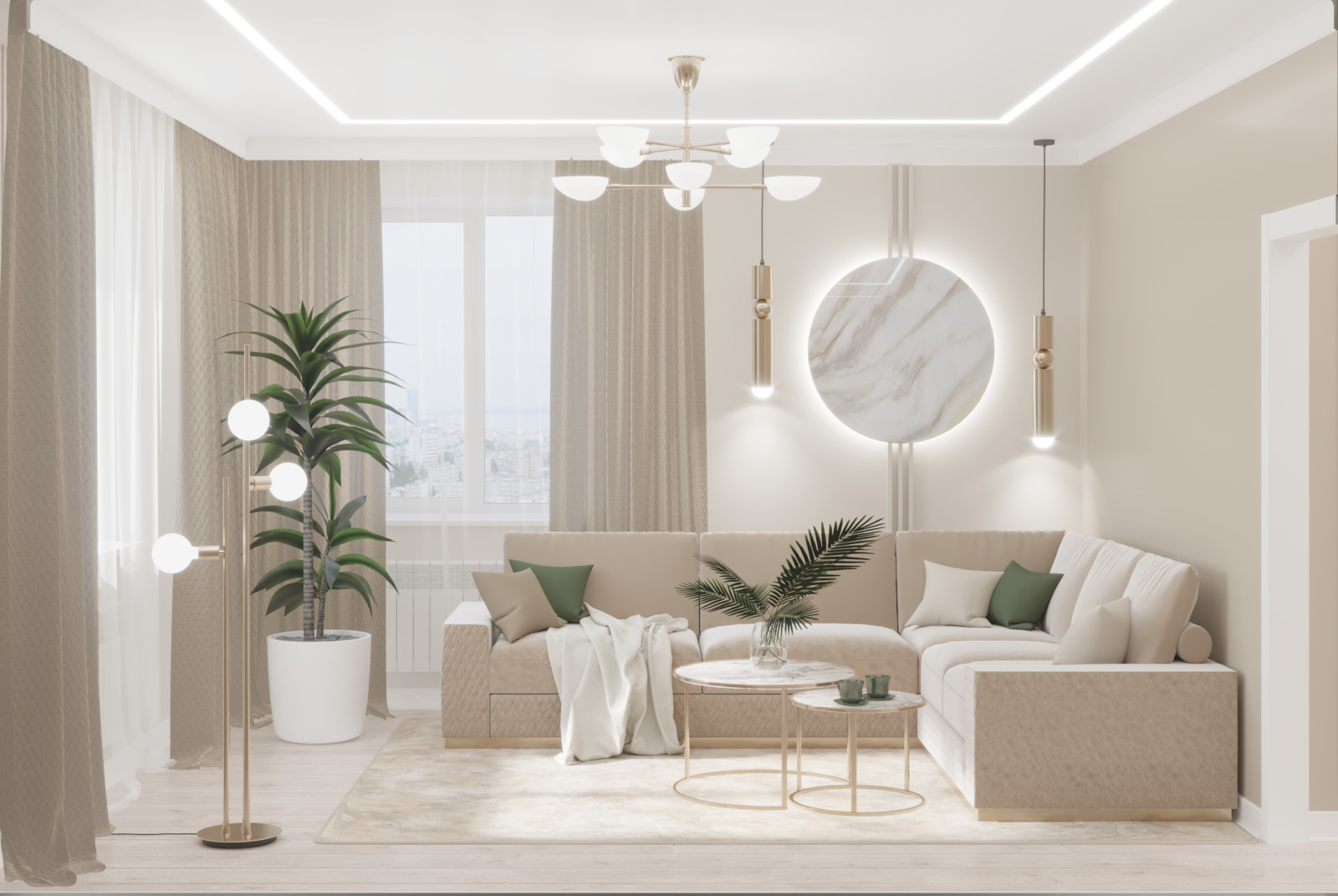 Обложка проекта: Дизайн гостиной