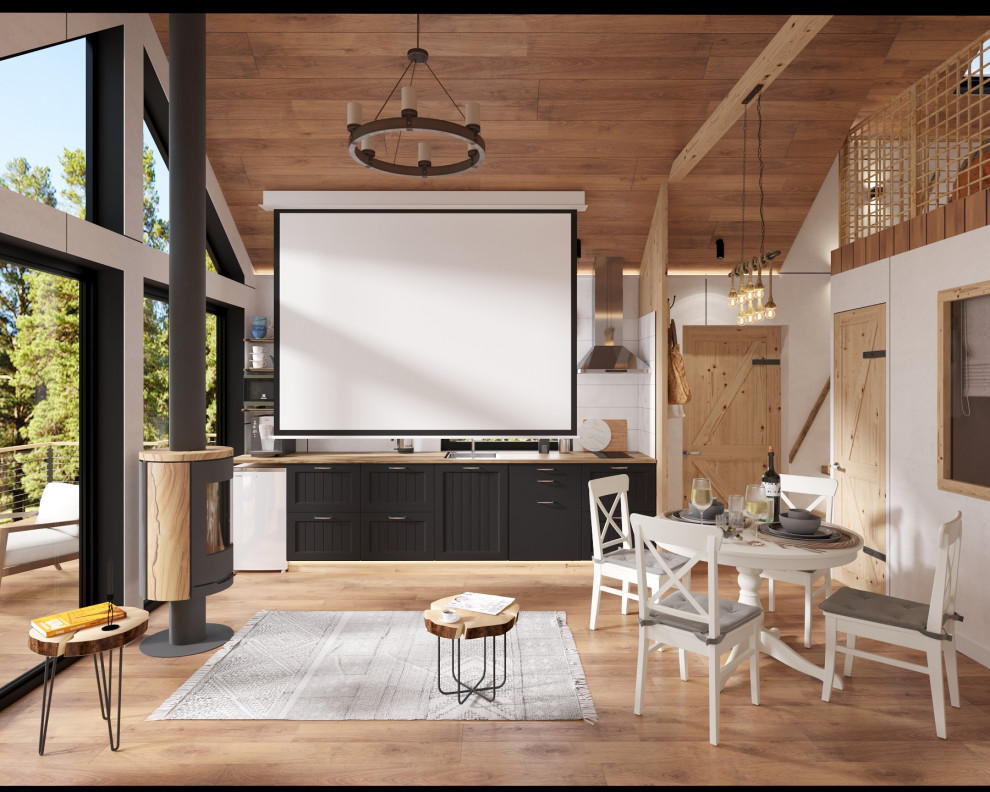 Дизайн-проект домика для глемпинга в Краснодаре 41м2