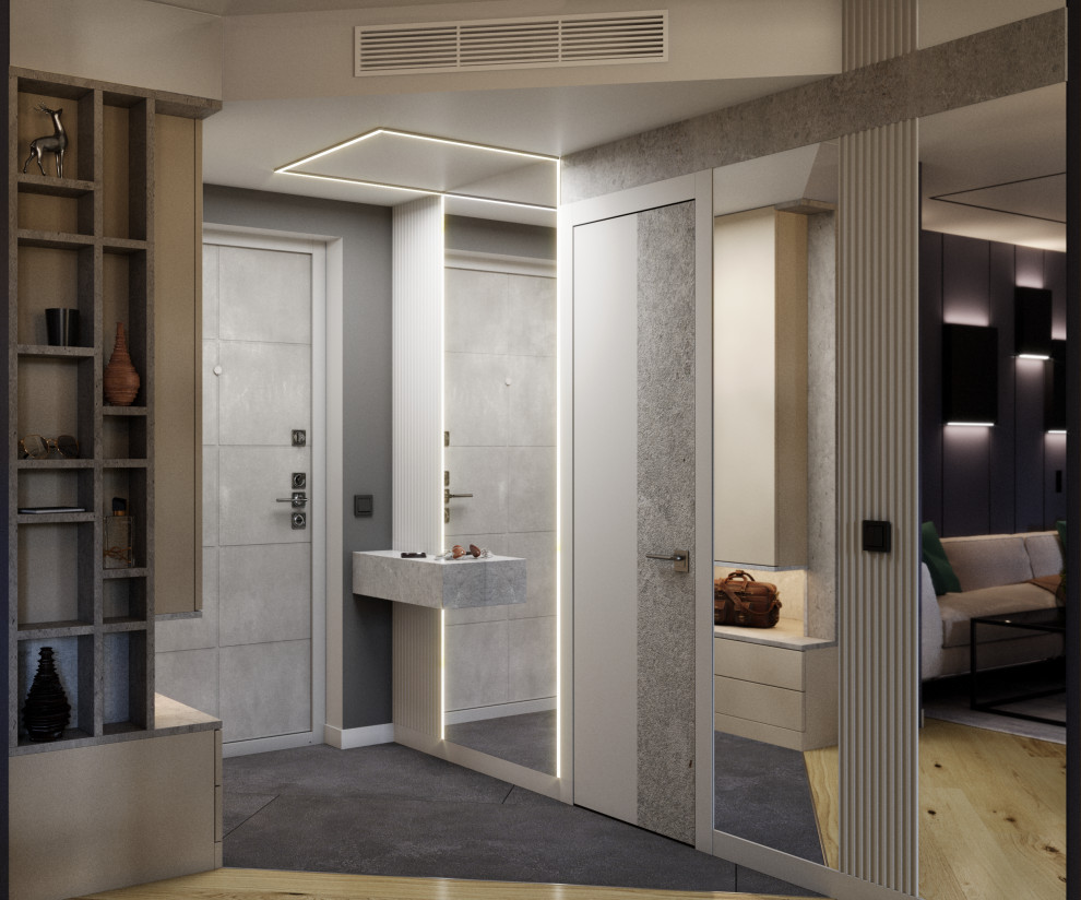 Дизайн 1-к квартиры 44м2 в Красноярске