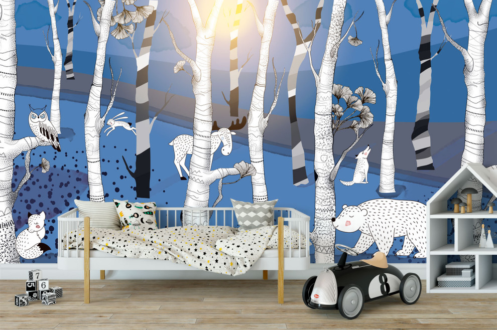 Коллекция фотообоев Woodland