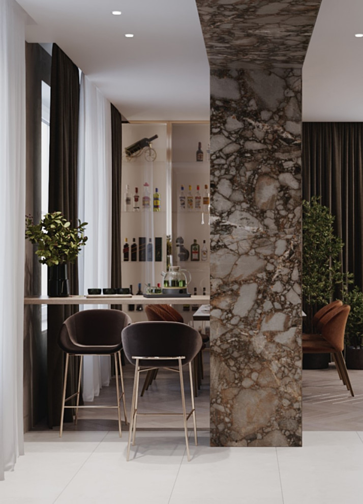 Дизайн проект апартаментов Аура