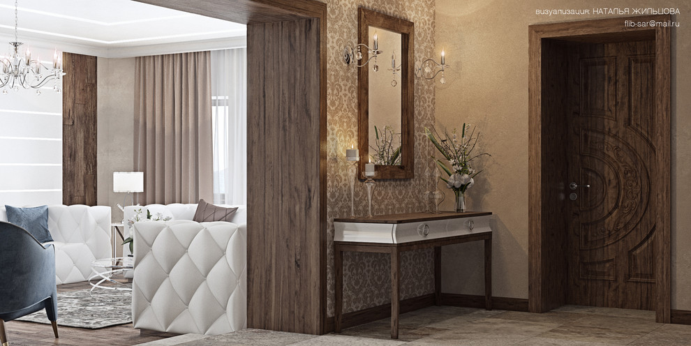 Визуализация интерьера частного дома общей площадью 336 кв.м.