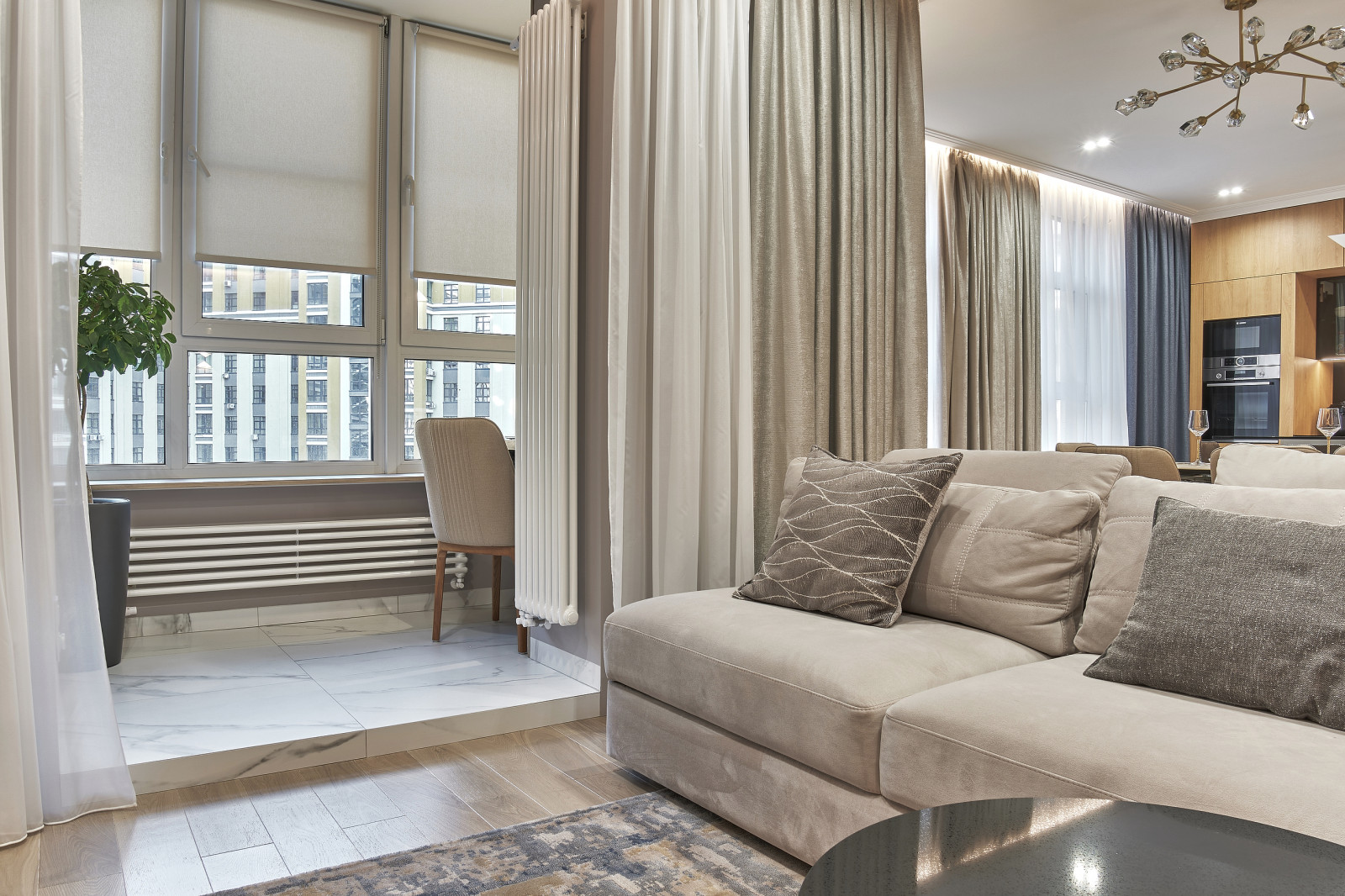 Кухня-гостиная 68 кв.м. 2022 г. Фотографии.