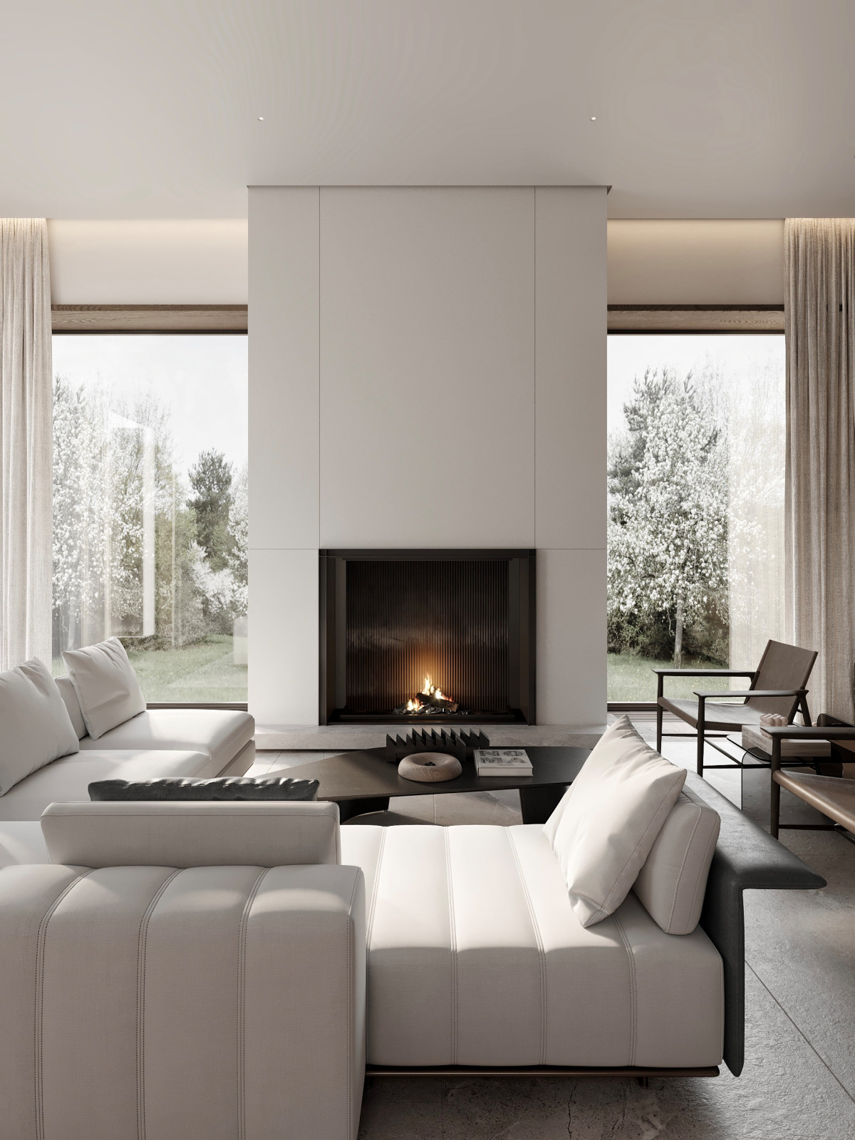 Интерьер дома в Новогорске