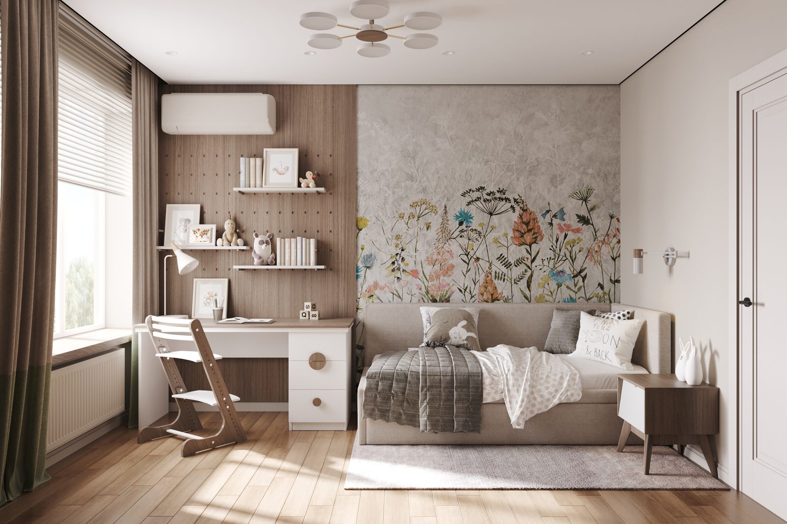 Дизайн детской спальни для девочки