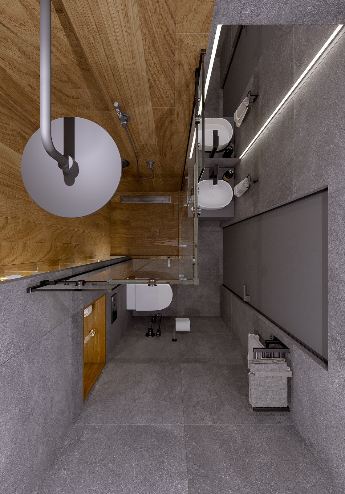 Квартира в современном стиле с элементами Лофт