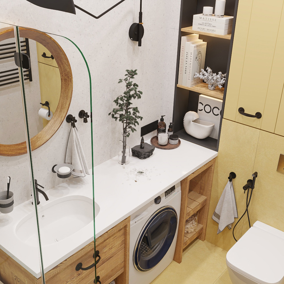 Обложка проекта: Ванная комната с/т Фестивальное, Курская область.