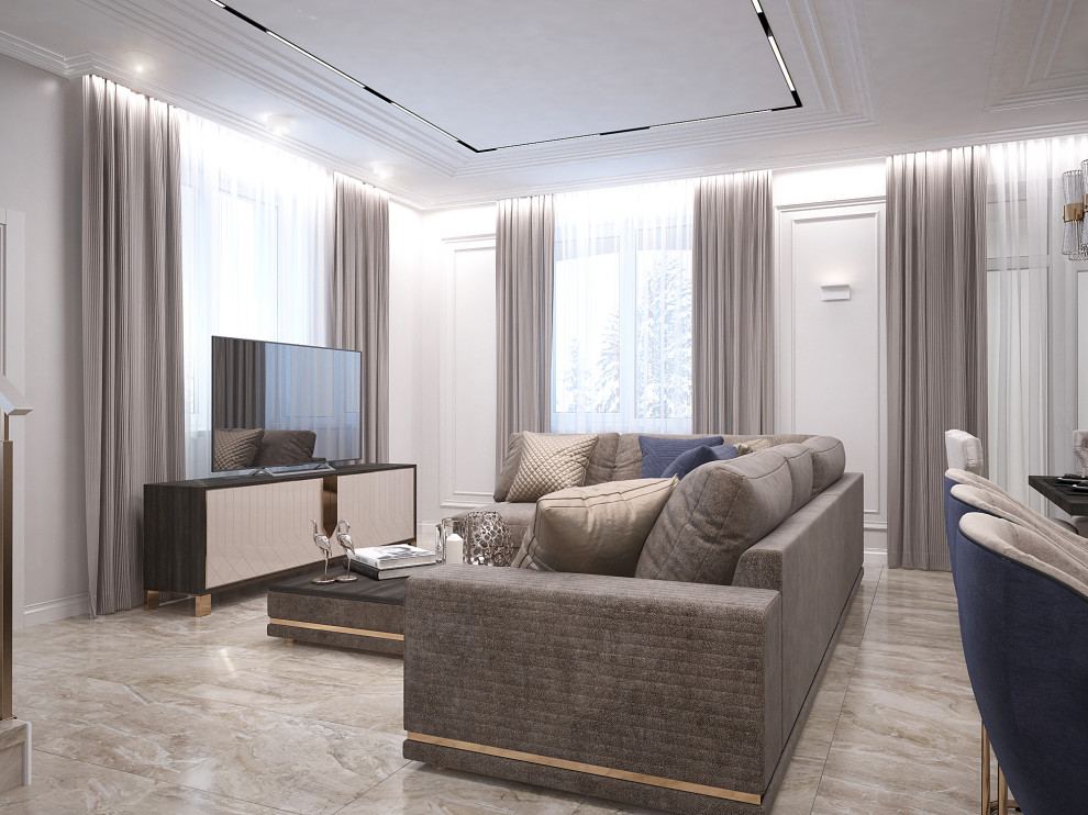 Обложка проекта: Гостиная дома в Сарове