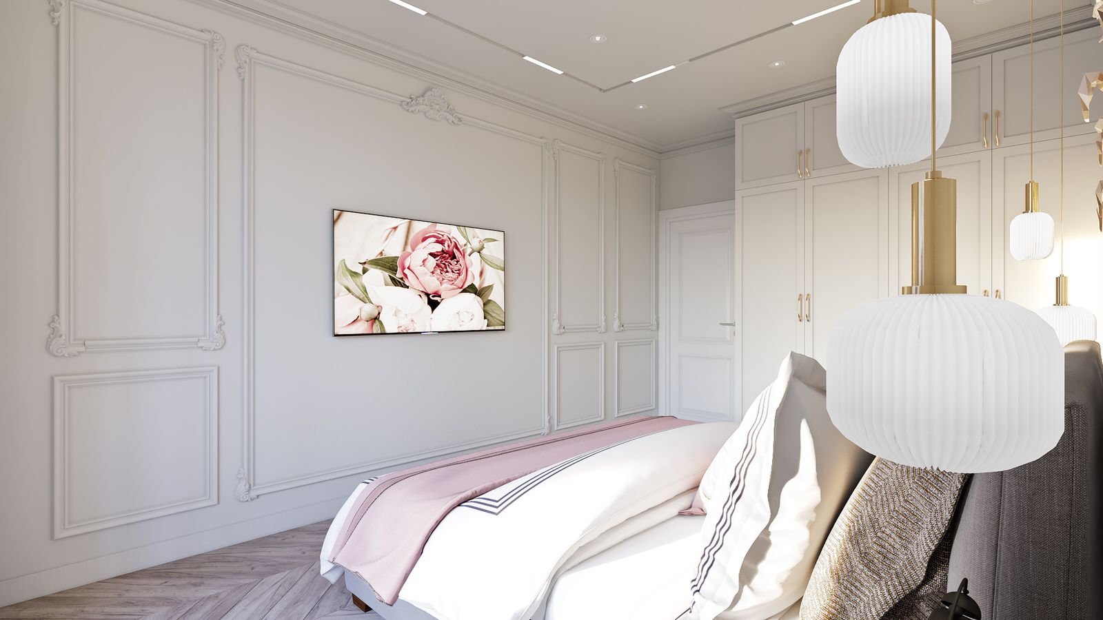 Interior design of a 3-room apartment Zaporozhye