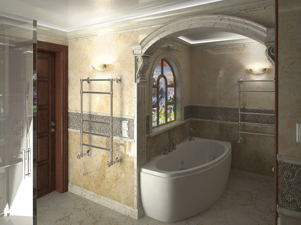 Ванна с римской мозаикой