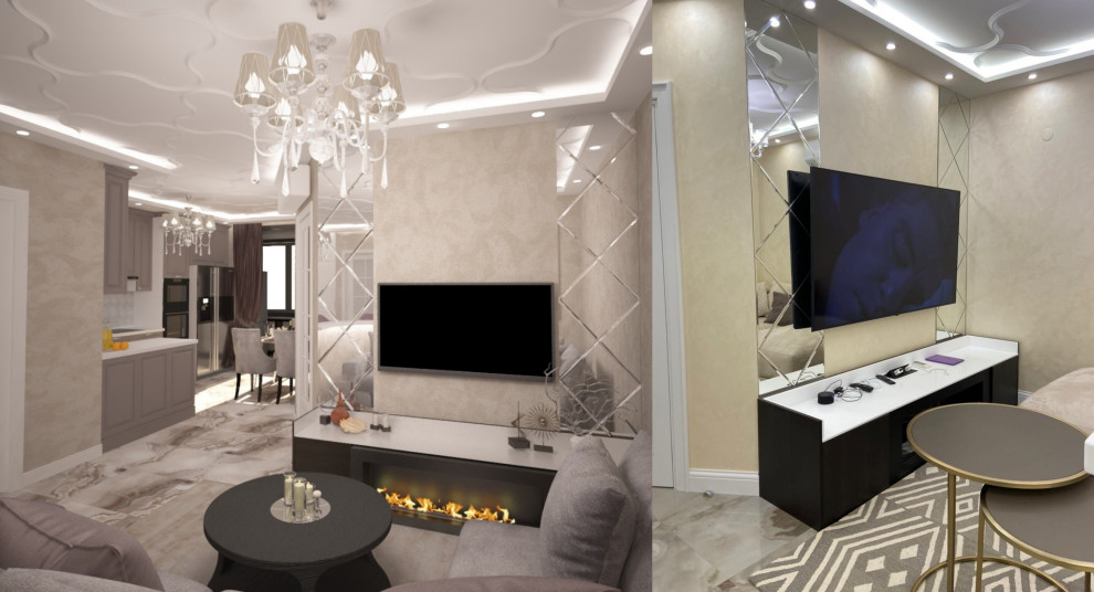 Гостинная - кухня