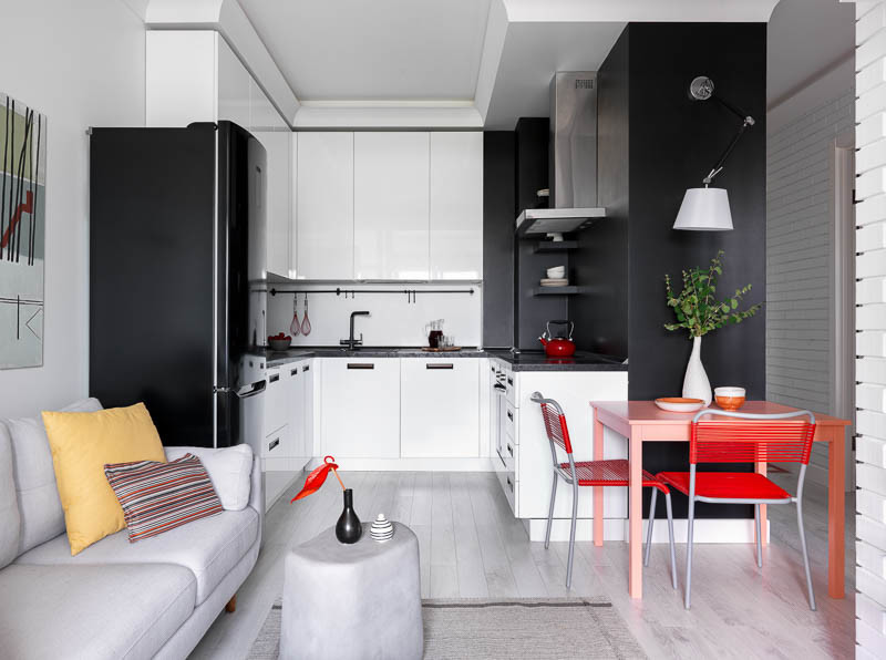 Houzz тур: 43 кв.м — из «однушки» в «трёшку»
