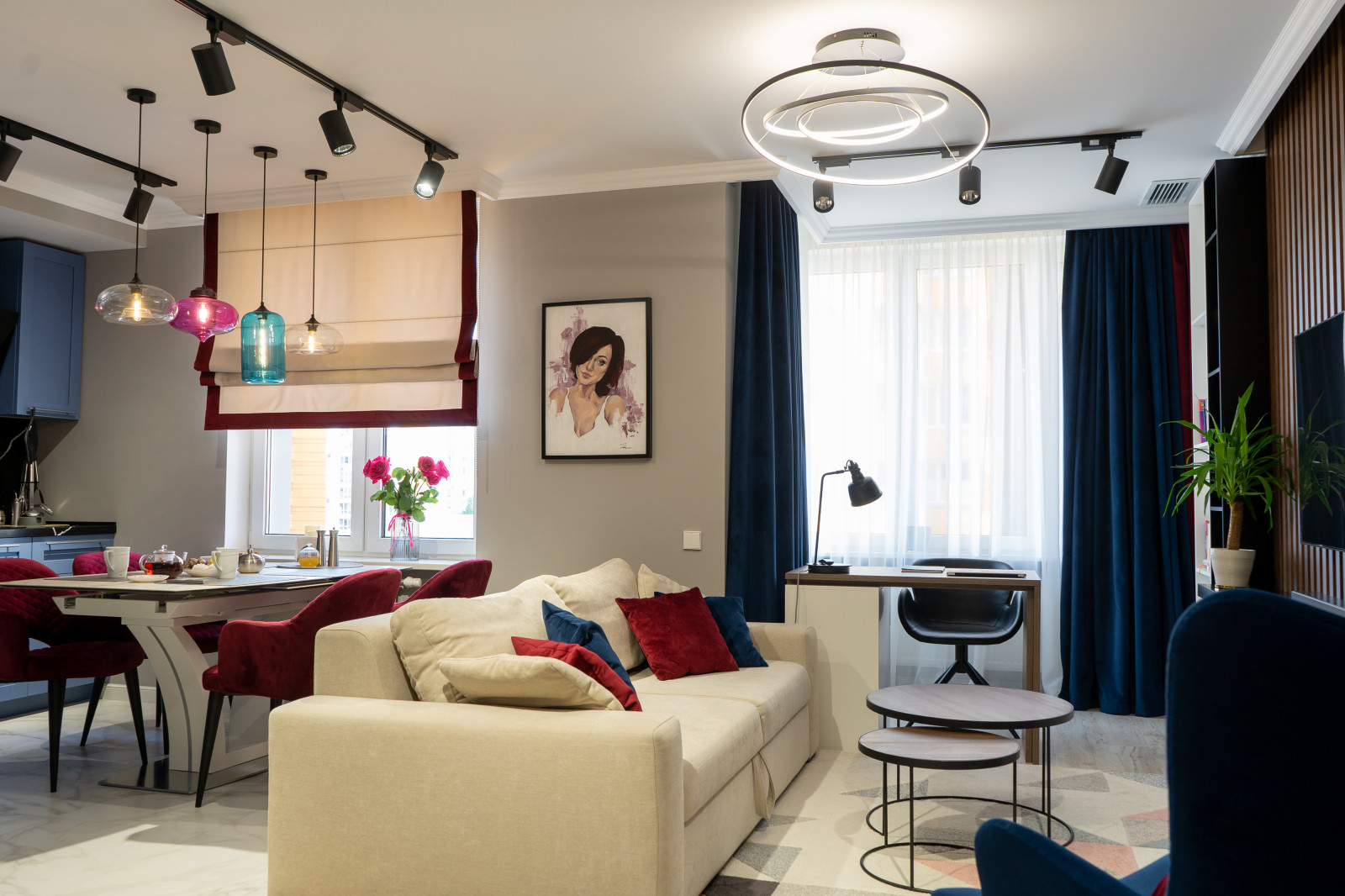 Дизайн интерьера трехкомнатной квартиры в г. Видное