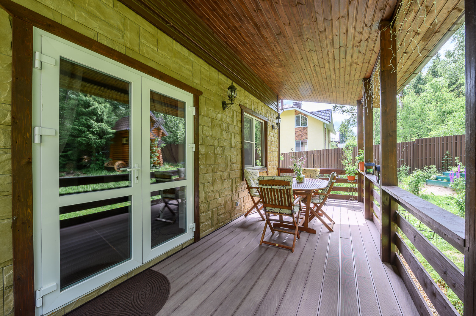 отделка дома их каркаса