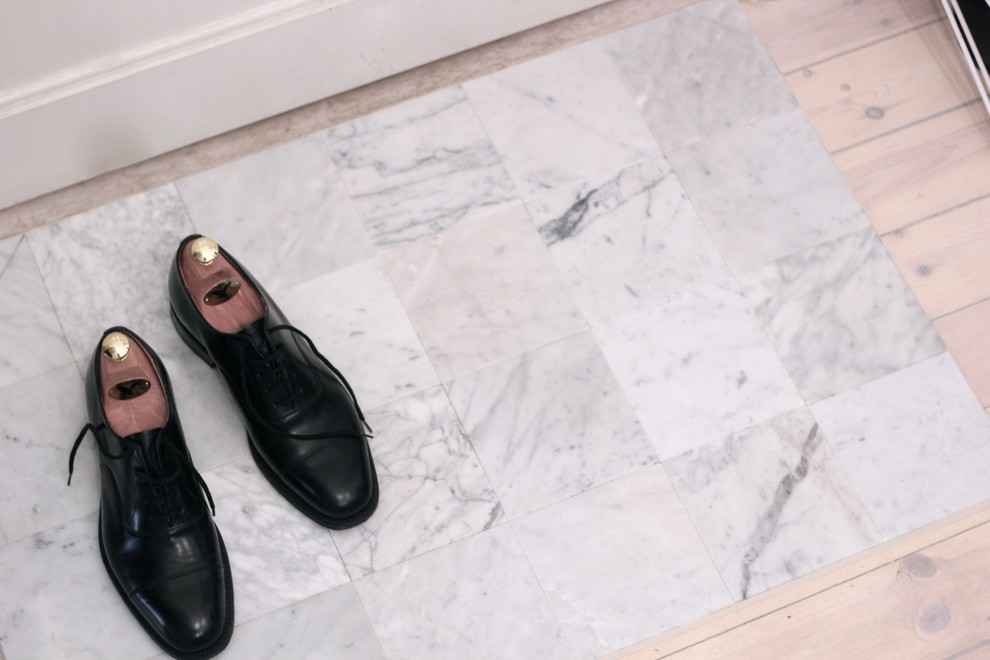 DIY: Входной коврик «под мрамор» своими руками