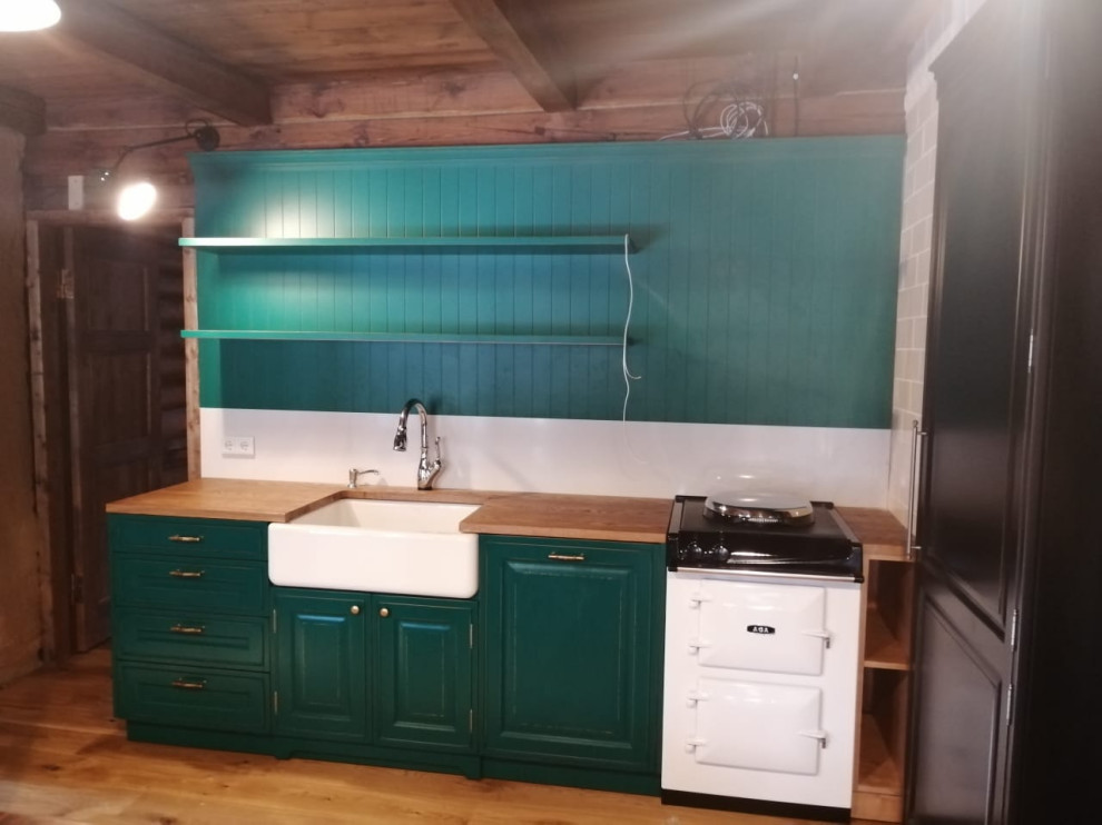 Обложка проекта: Кухня из массива дуба