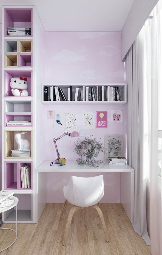 Детская со шведскими обоями