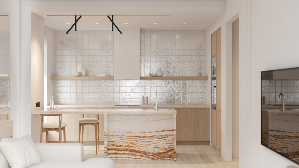 Германия. Просторный минимализм.  78 кв.м.