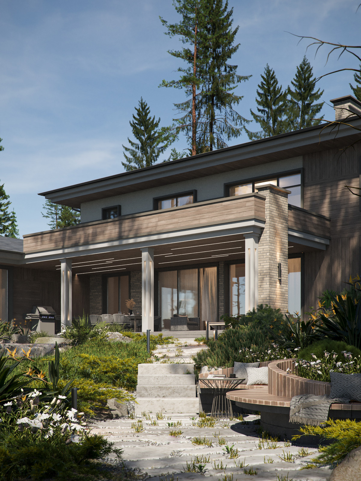 Обложка проекта: ЛЕСНАЯ УСАДЬБА