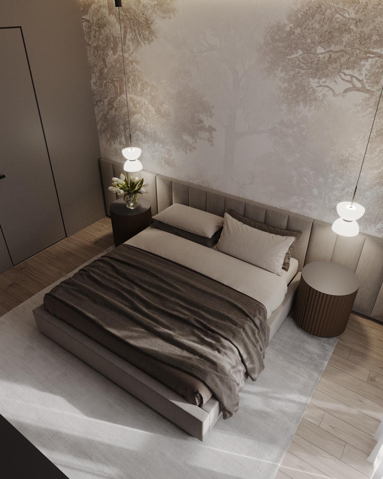 Двухкомнатная квартира с современным дизайном