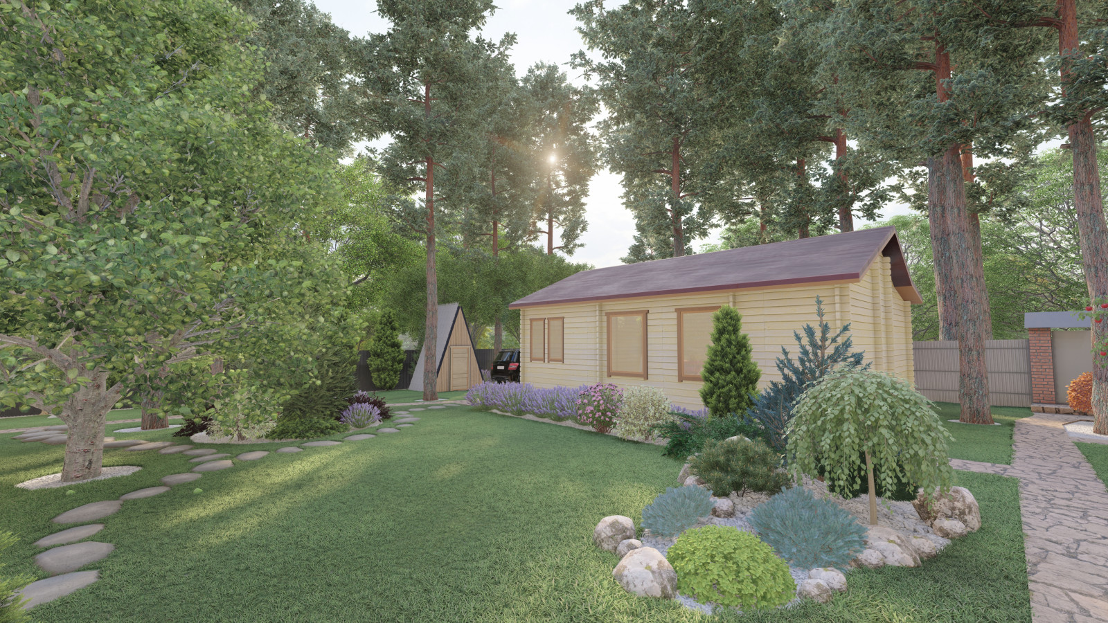 Обложка проекта: Ладншафтный дизайн в Московской области