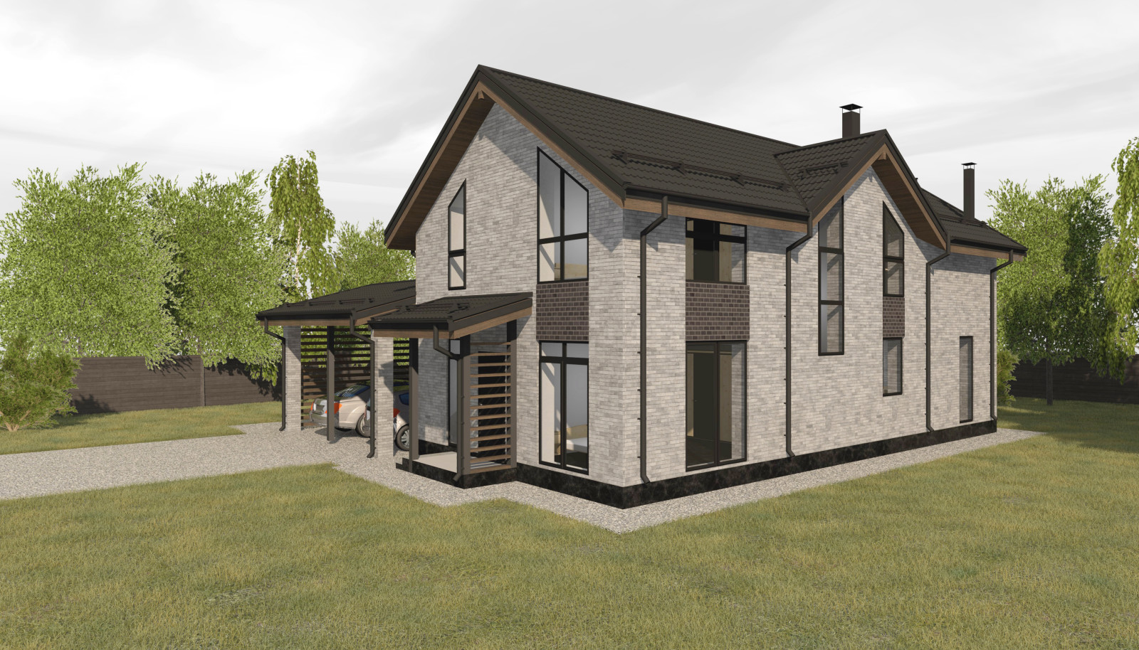 Газобетонный дом Прилесный 2