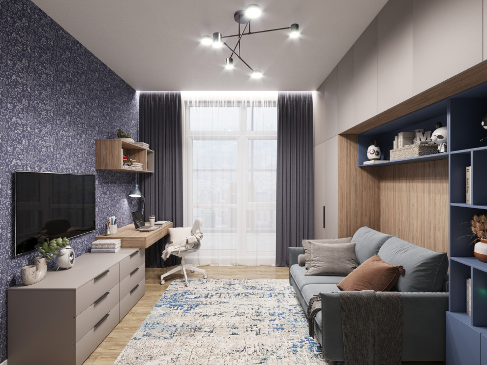 Дизайн интерьера детской комнаты для мальчика