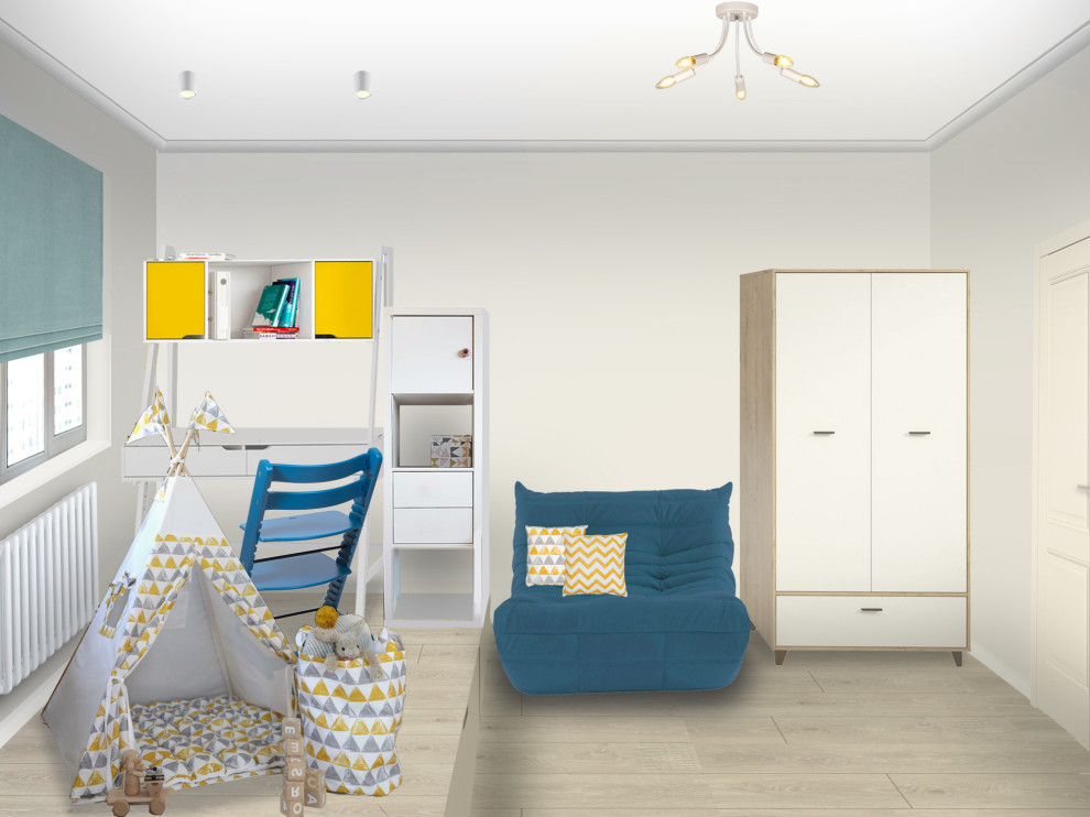 Двухкомнатная квартира для семьи с ребенком.