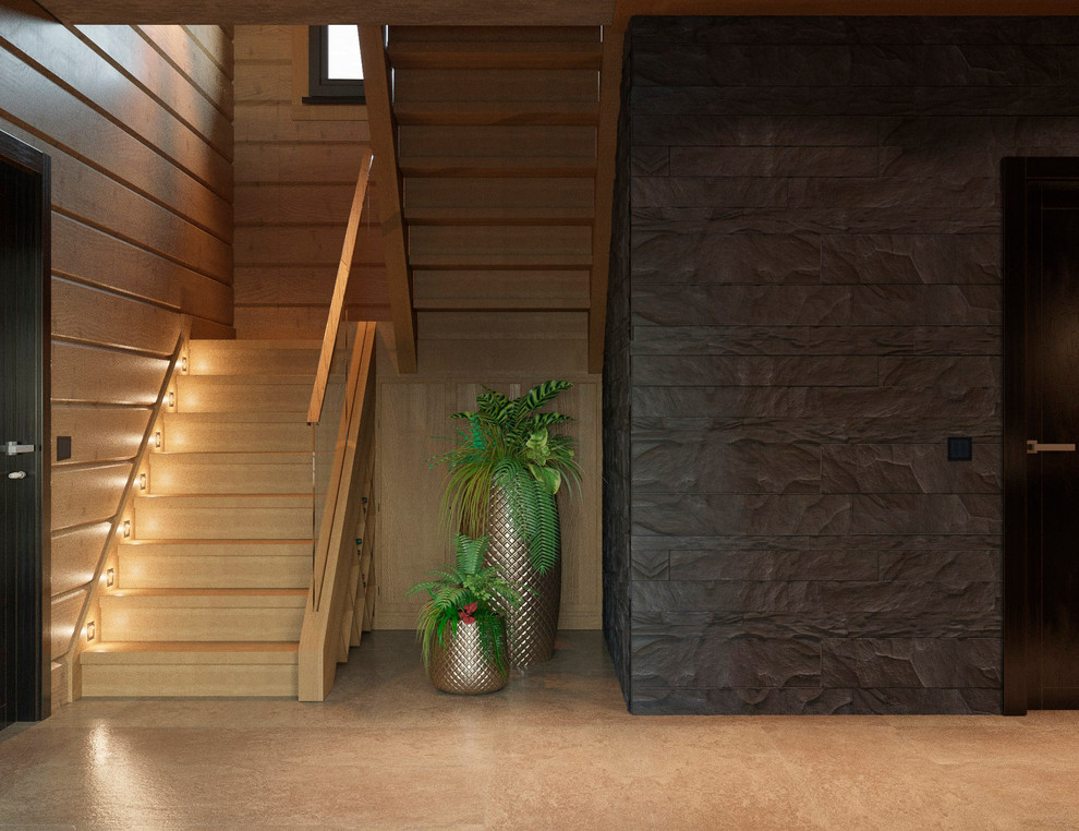 Дом элементами современного шале