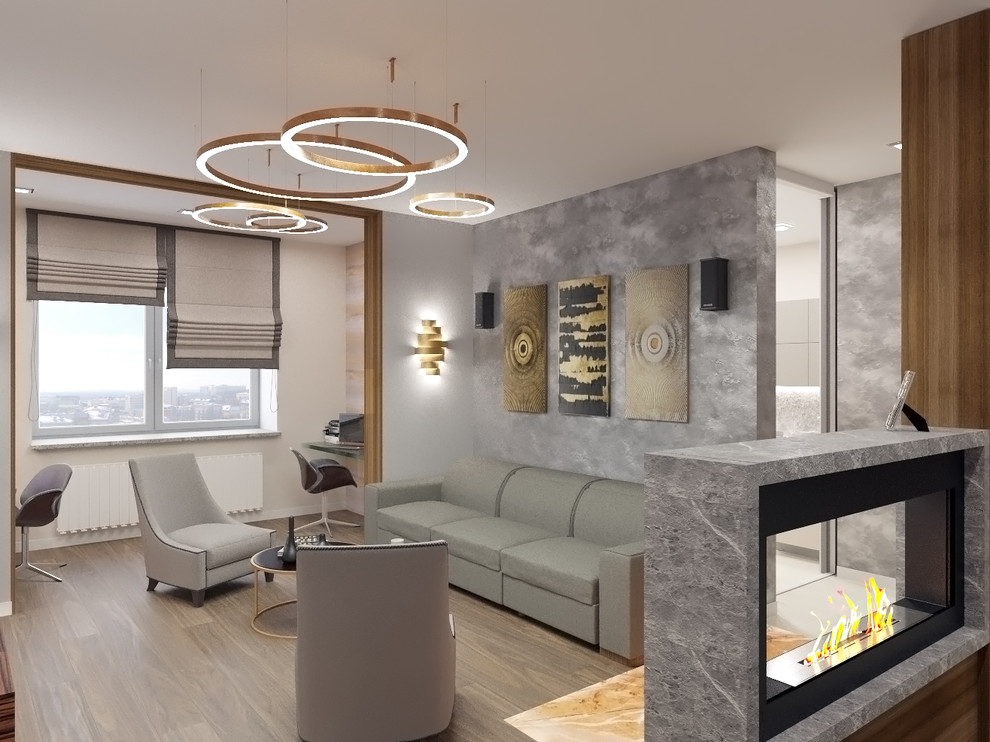 Проект двухкомнатной квартиры в ЖК "Уфимский Кремль"