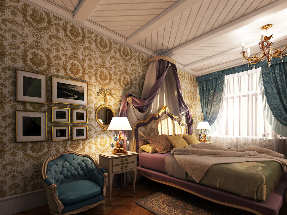 3dмодели для проекта спальни в стиле французкого романтизма