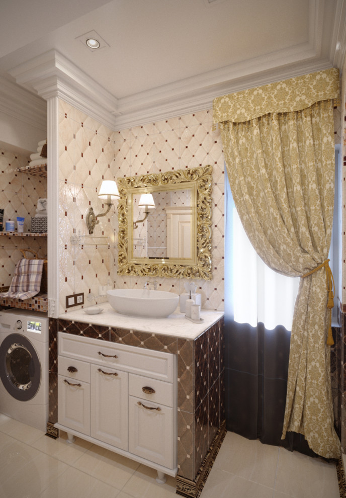 Визуализация ванной в классическом стиле