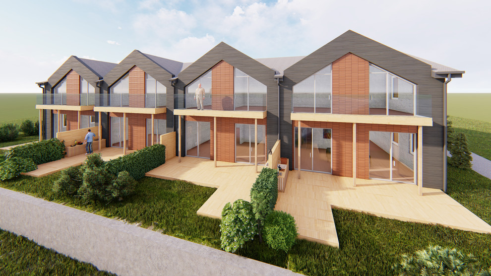 Блокированные дома в пригороде Владивостока