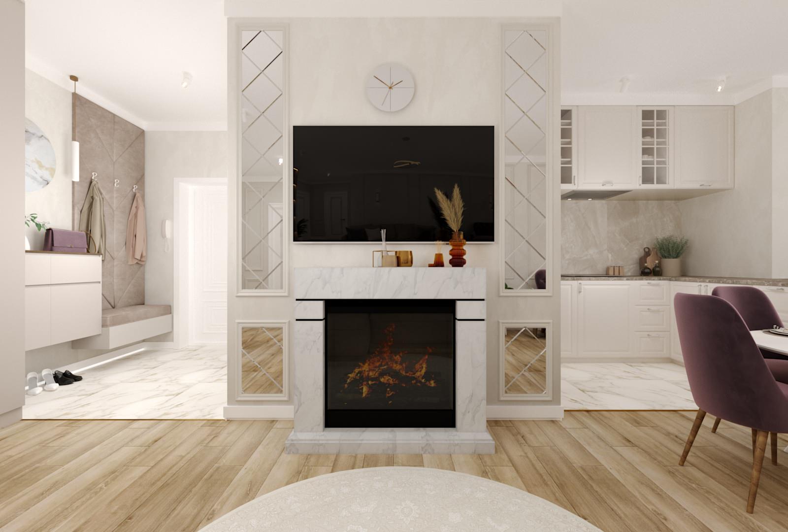 Проект квартиры 75 кв.м г.Тюмень