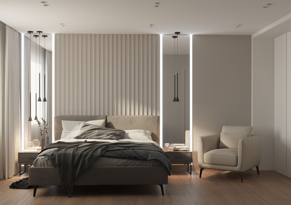 3д панели в спальне