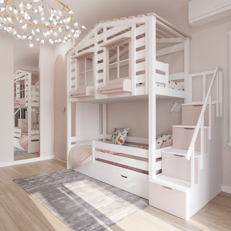 Дизайн детской для девочек