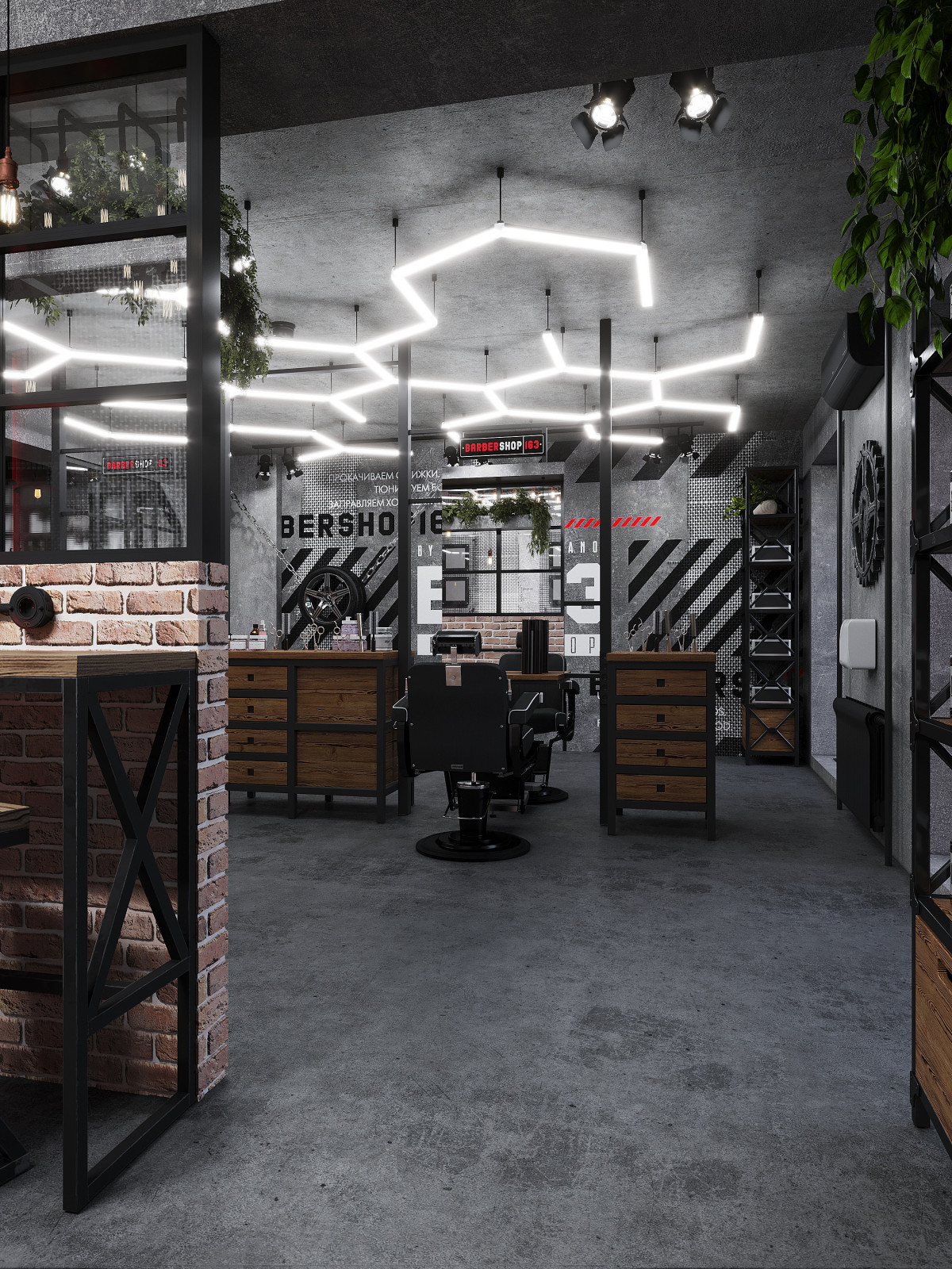 Дизайн барбершопа