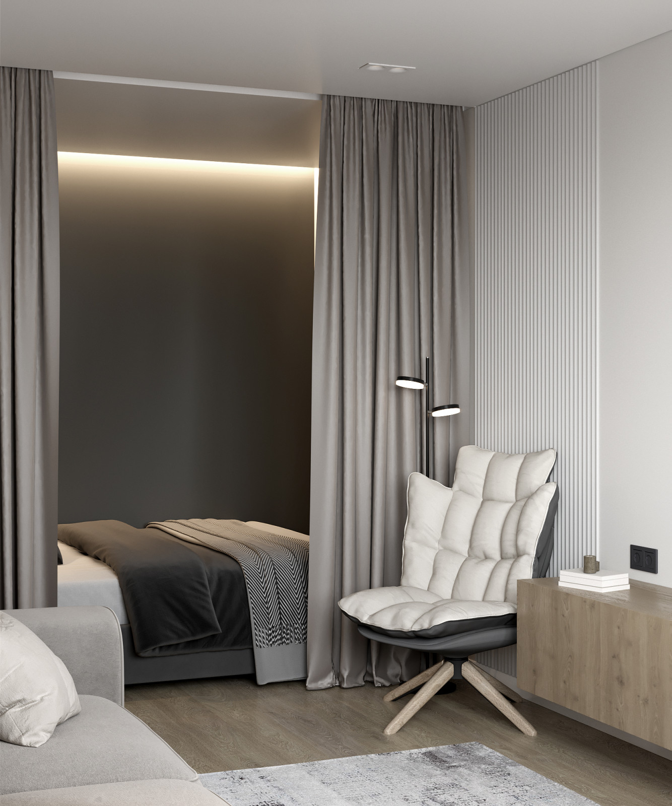 Дизайн-проект однокомнатной квартиры