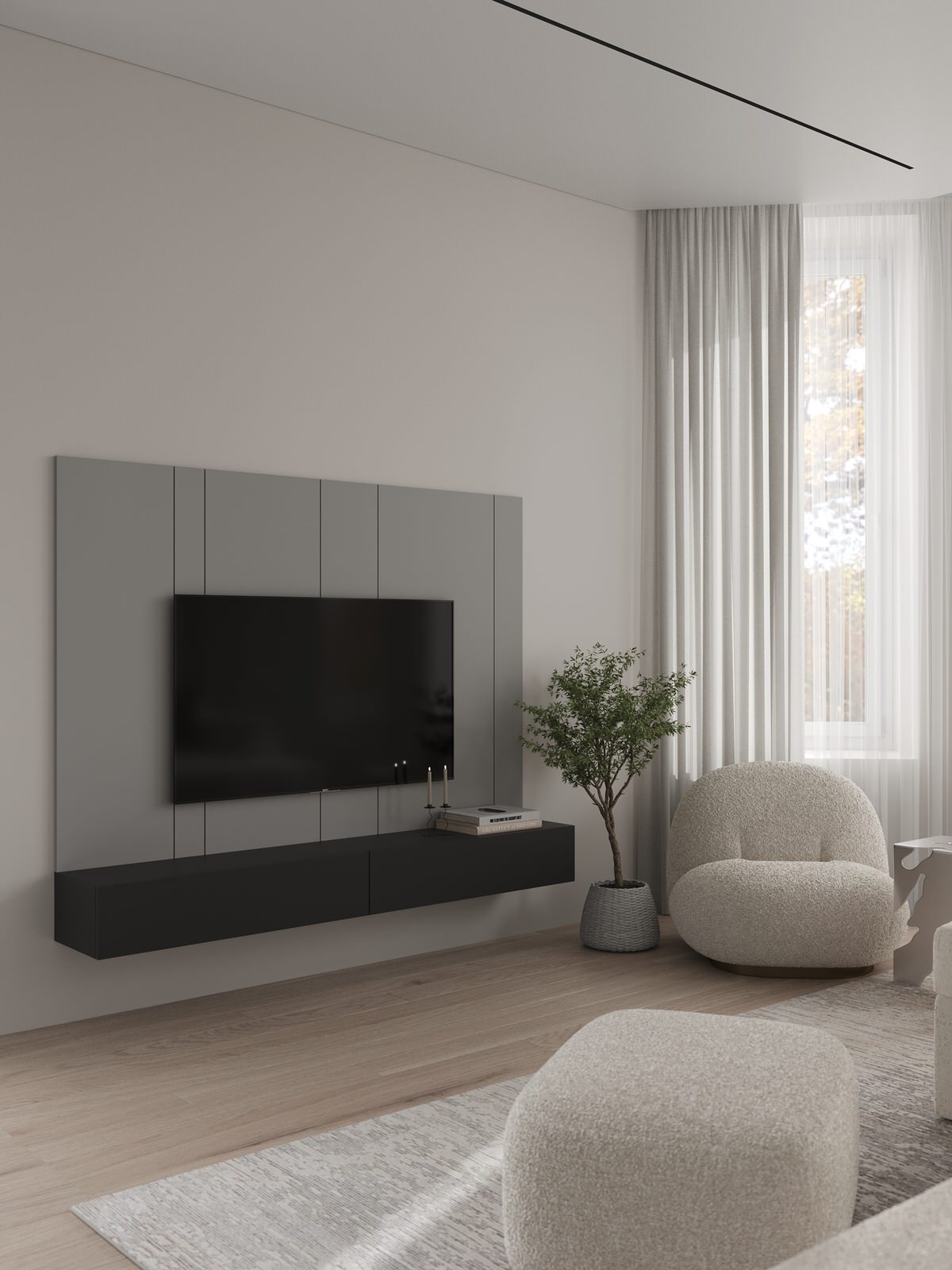 Частный дом в п. Южный с стиле минимализм