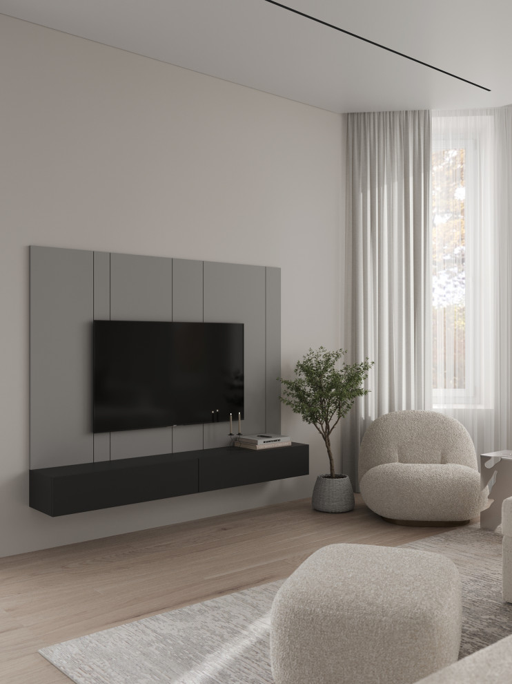 Частный дом в п. Южный с стиле минимализм