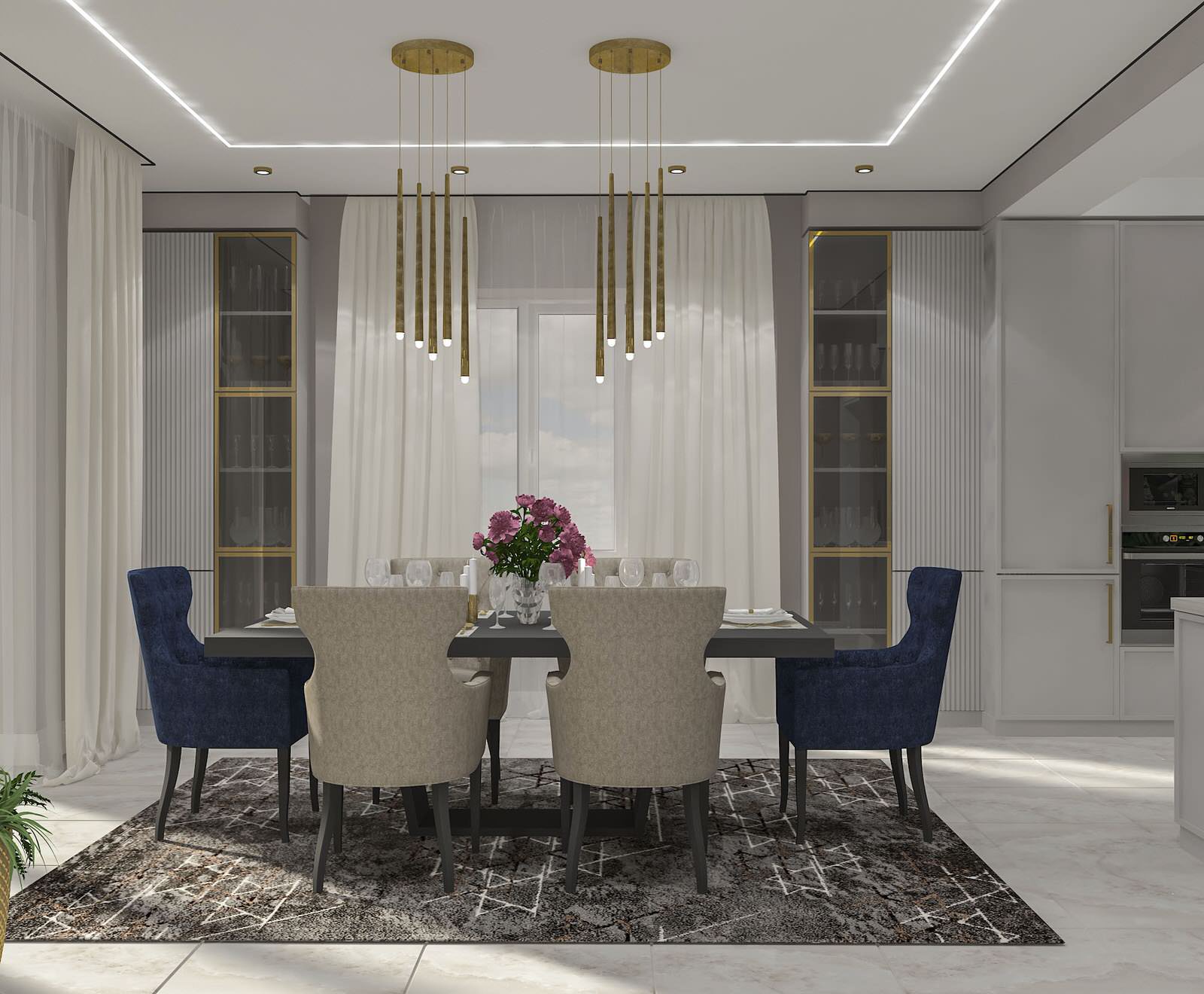 кухня - столовая