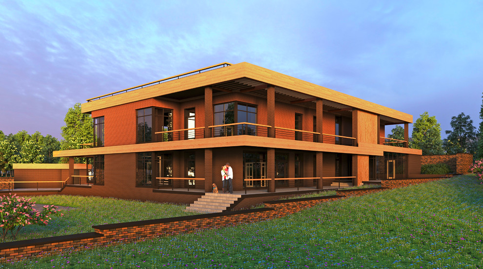 Обложка проекта: Жилой дом. Конкурсный проект 2016